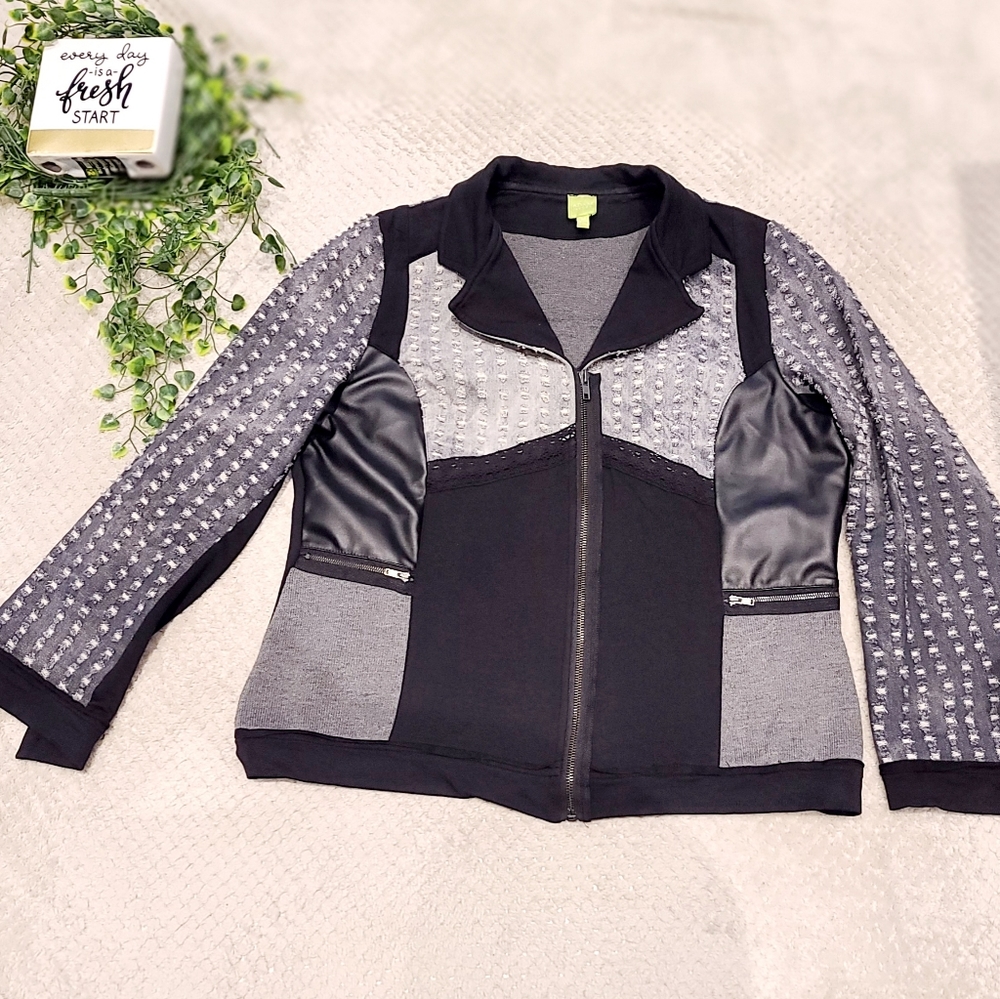 Zip Up Blazer
